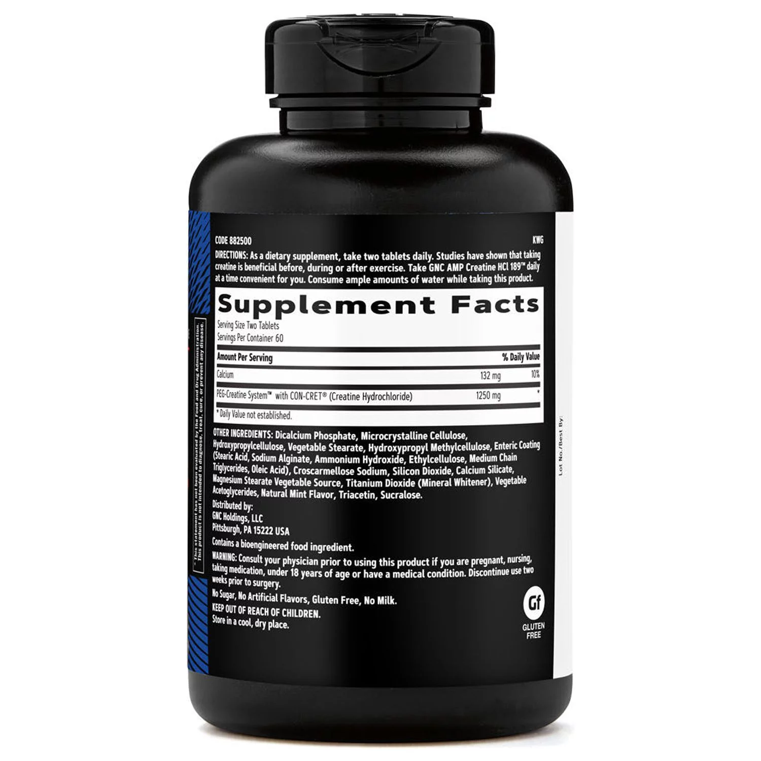 GNC AMP HCl 189, 120 Tablets