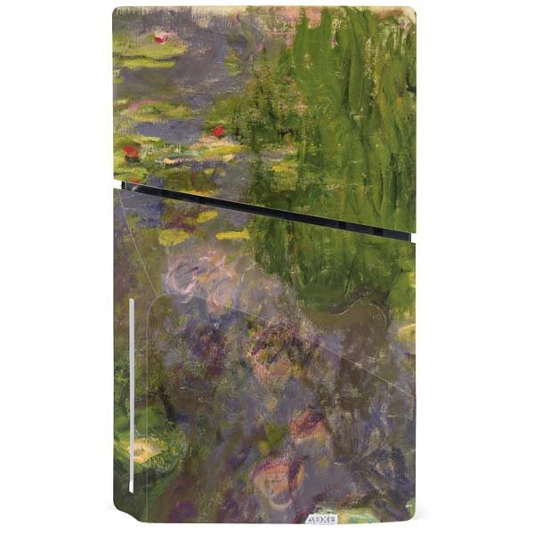 Skinit Decal Gaming Skin Compatible with PS5 Slim Disk Console - Officially Licensed Green Wheat Fields by Vincent Van Gogh Design