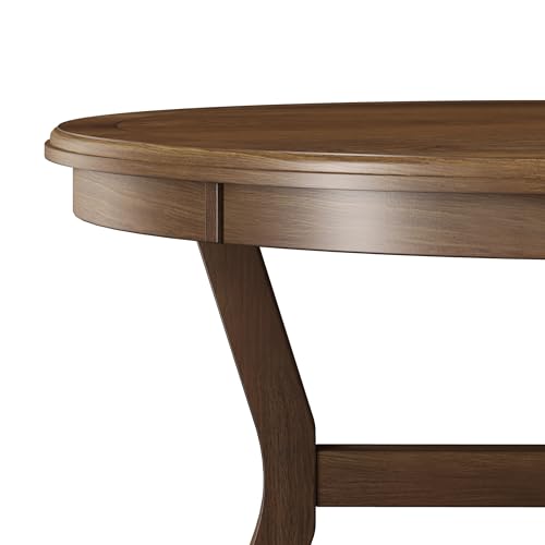 Hillsdale Furniture Cooper Convertible Wood 47 Inch Poker Game Table, Brown