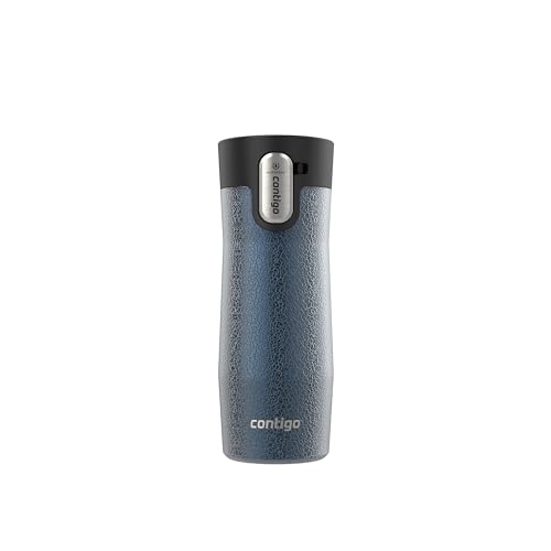 Contigo AUTOSEAL West Loop Vacuum-Insulated Stainless Steel Travel Mug with Easy-Clean Lid 20 oz Sake