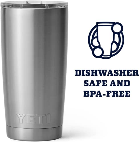 YETI Rambler 20 oz Stainless Steel Vacuum Insulated Tumbler w/MagSlider Lid