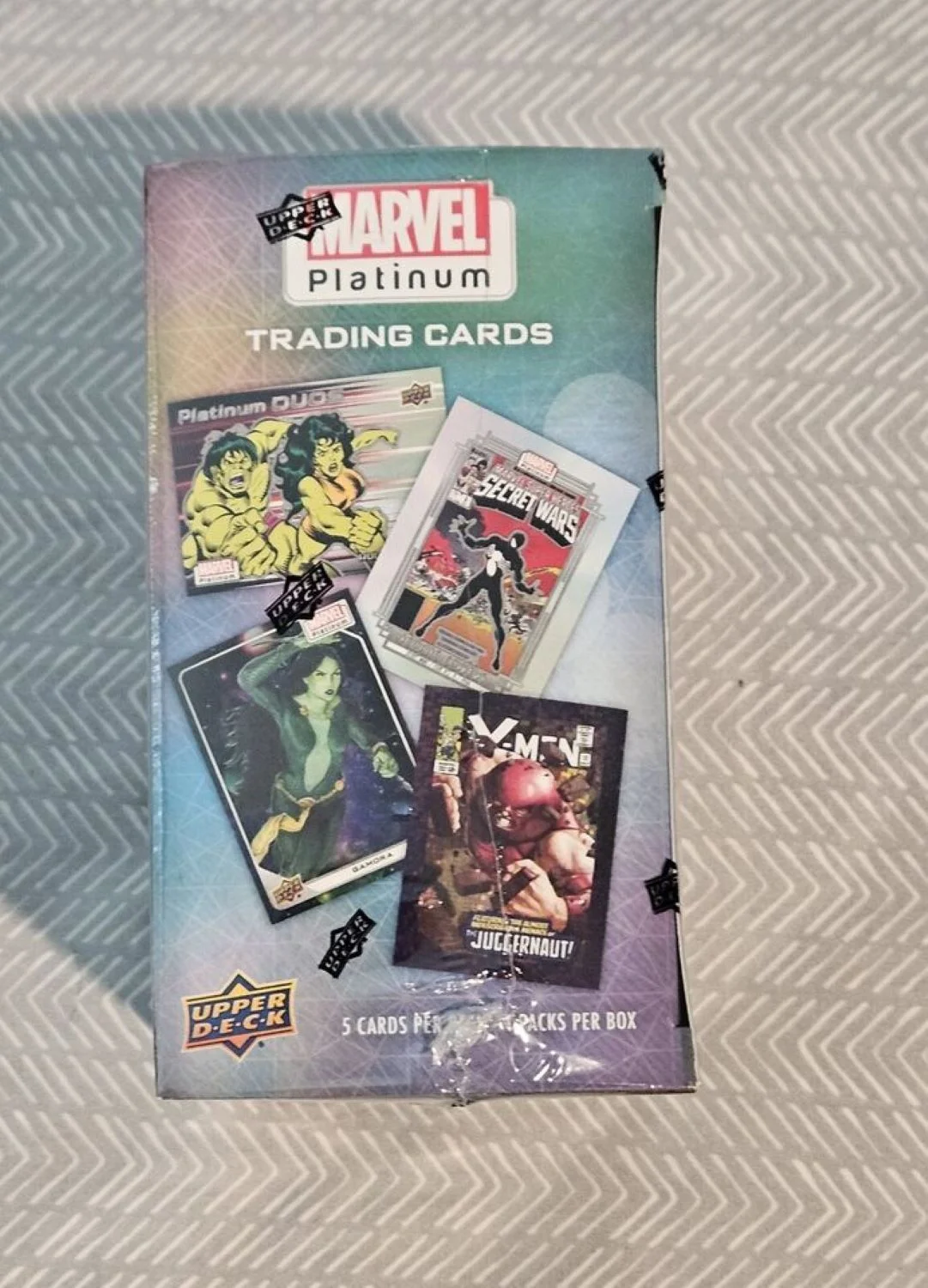 Upper Deck Trading Card Games Marvel Platinum Blaster Box