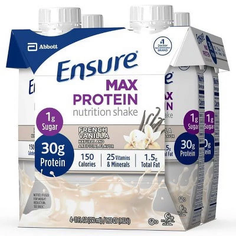 Ensure Max Protein Nutrition Shake - Vanilla - 44 Fl Oz Total