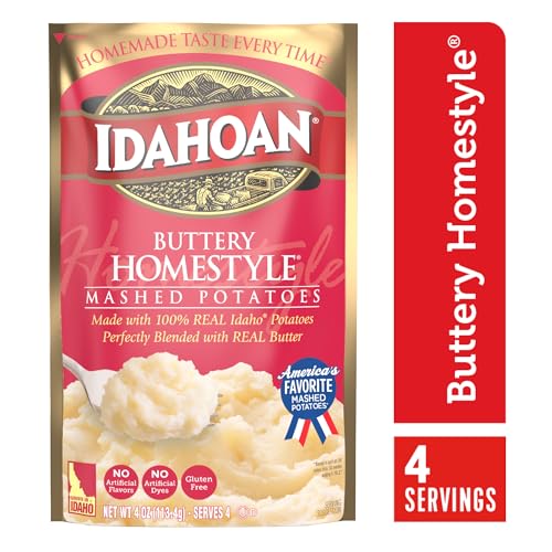 Idahoan® Buttery Homestyle® Mashed Potatoes, 4 oz (Pack of 12)
