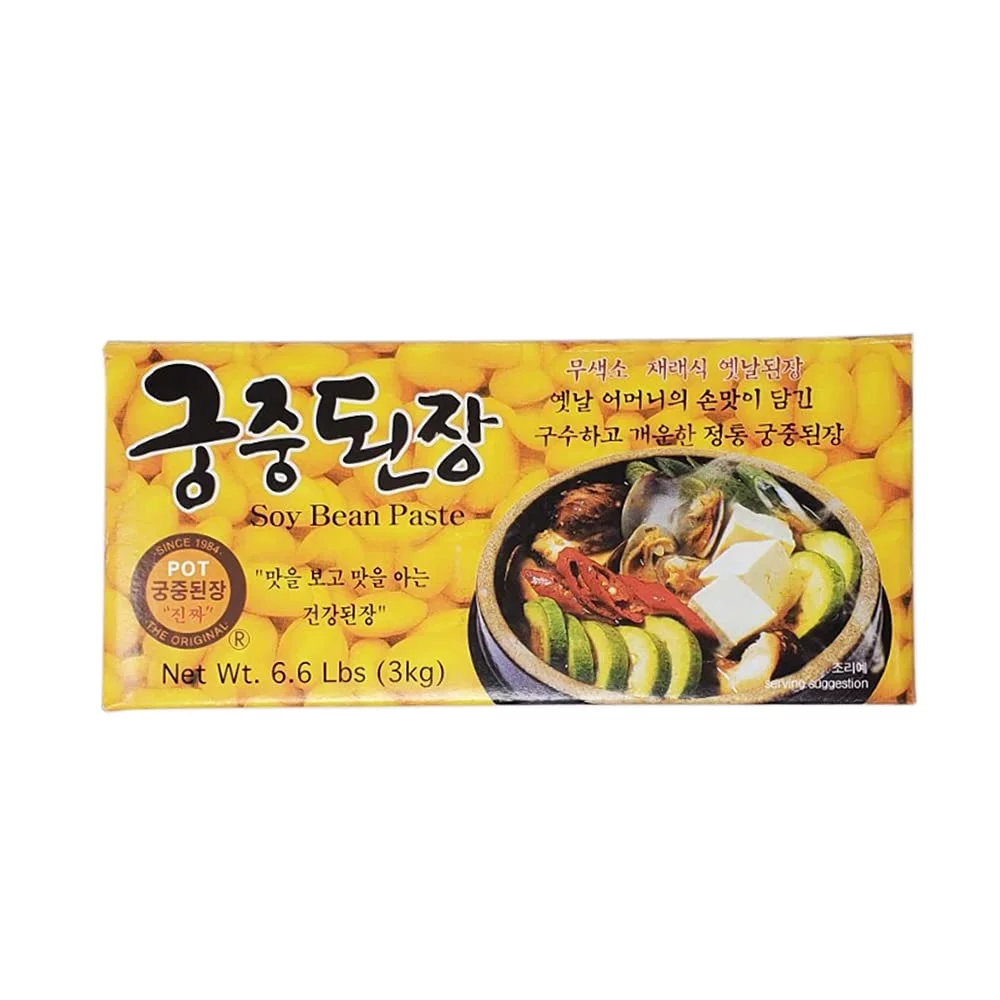 Korean Premium Seasoned SoyBean Paste, Doenjang 6.6 Lbs (3kg)