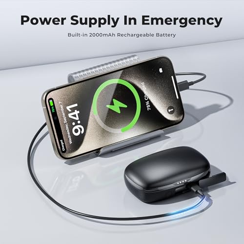 IAMJOY Gaming Earbuds, 20ms Ultra-Low Latency Wireless Earbuds, 90H Playtime, 2.4GHz Dongle & Bluetooth, Noise-Canceling Mic, Compatible with Meta Quest 3/2, PS5/4, Switch, Steam Deck, PC