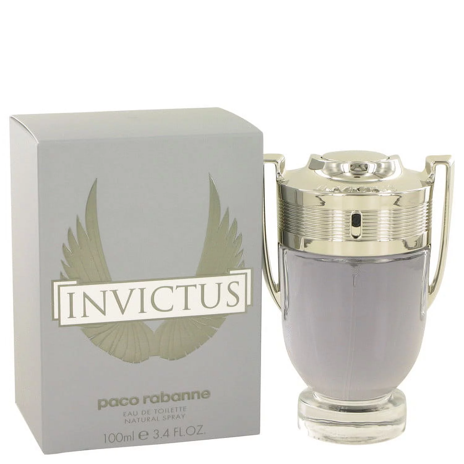 Invictus Eau De Toilette Spray By Paco Rabanne3.4 Oz (Pack 2)