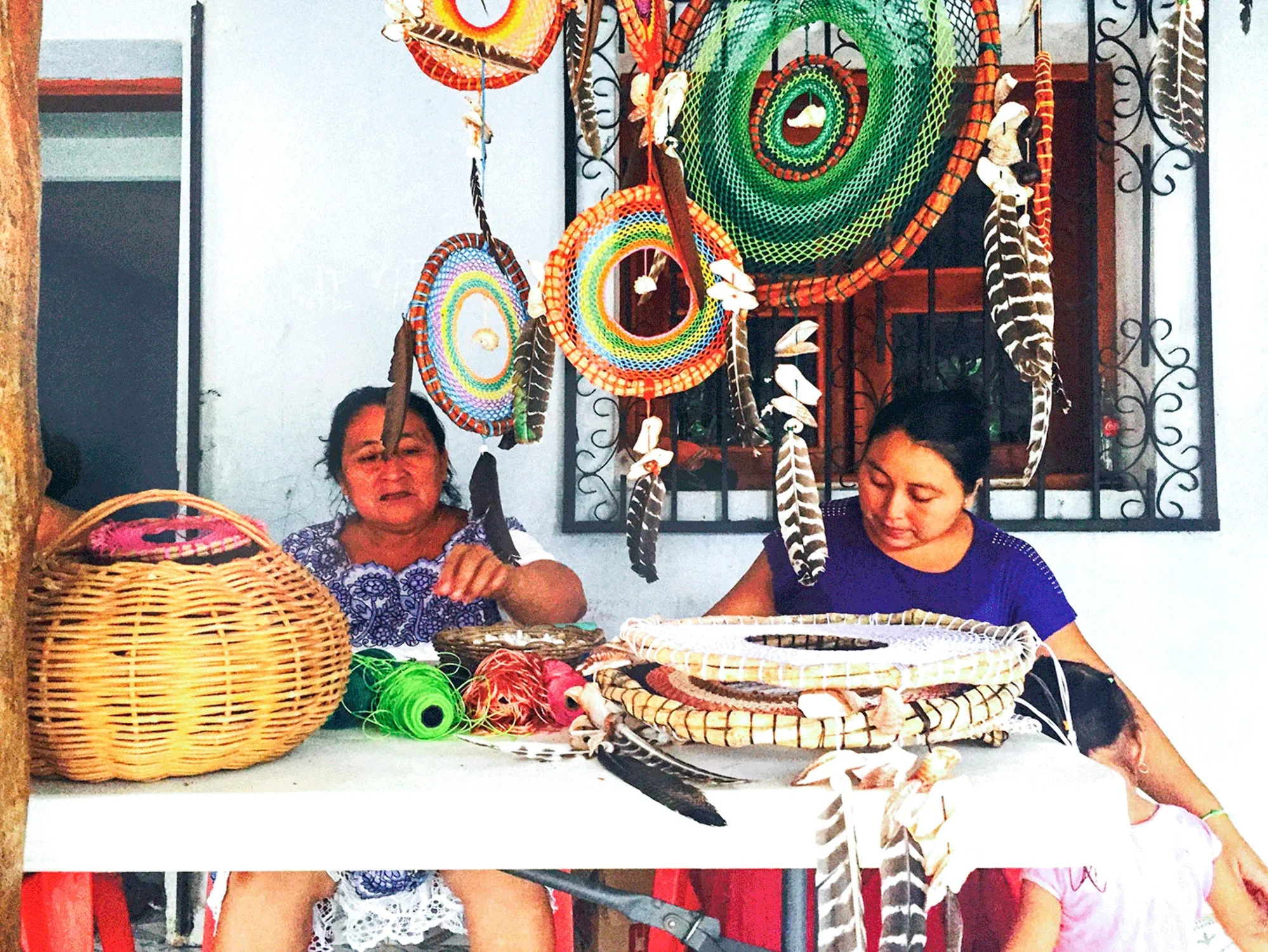 Medium Blush Pink  Suede Fringe Dreamcatcher