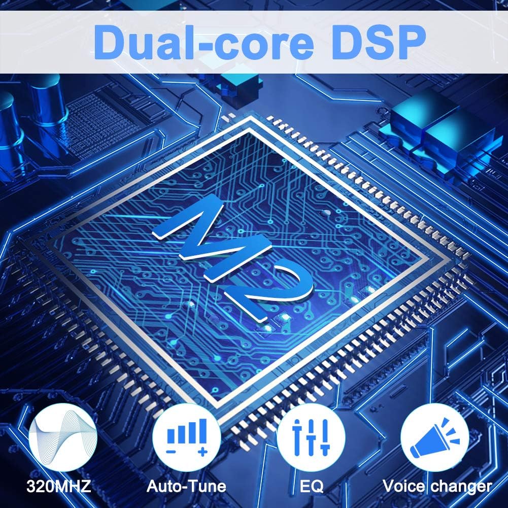 2049 X50 12w Cardioid Dynamic Karaoke Microphone, Handheld Wireless Bluetooth Karaoke Systems Karaoke Machine for Home/Outdoor/Party/Classroom/Wedding/Car Compatible with Smart phone/PC/Mp3/Mp4/TV