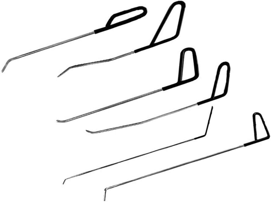 ihreesy Paintless Dent Repair Rod Tool Kit,6PCS Car Paintless Dent Removal Repair Rods Tool Hail Removal Dent Puller Tool Paintless Dent Repair