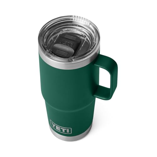 YETI Rambler 20 oz Travel Mug, Stainless Steel, Vacuum Insulated with Stronghold Lid