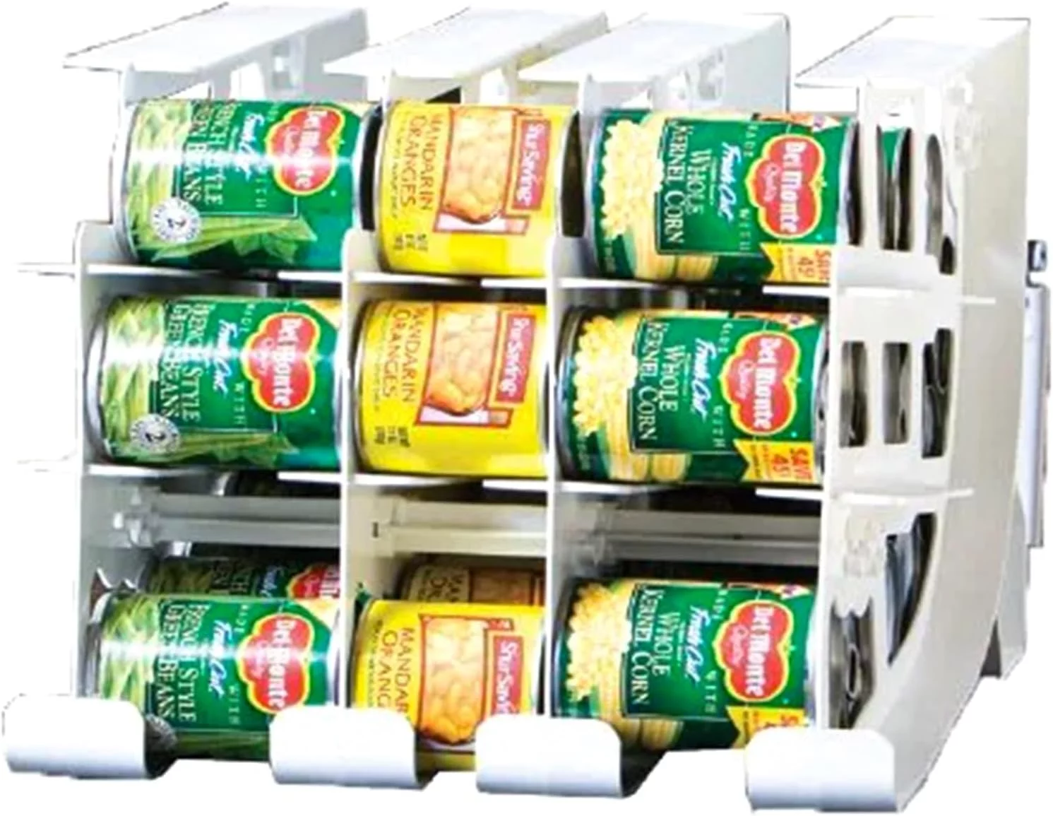 FIFO Can Tracker Stores 54 cans | Rotates First in First Out | Canned Goods Organizer for Cupboard, Pantry and Cabinet | Food Storage | Organize Your Kitchen | Made in USA