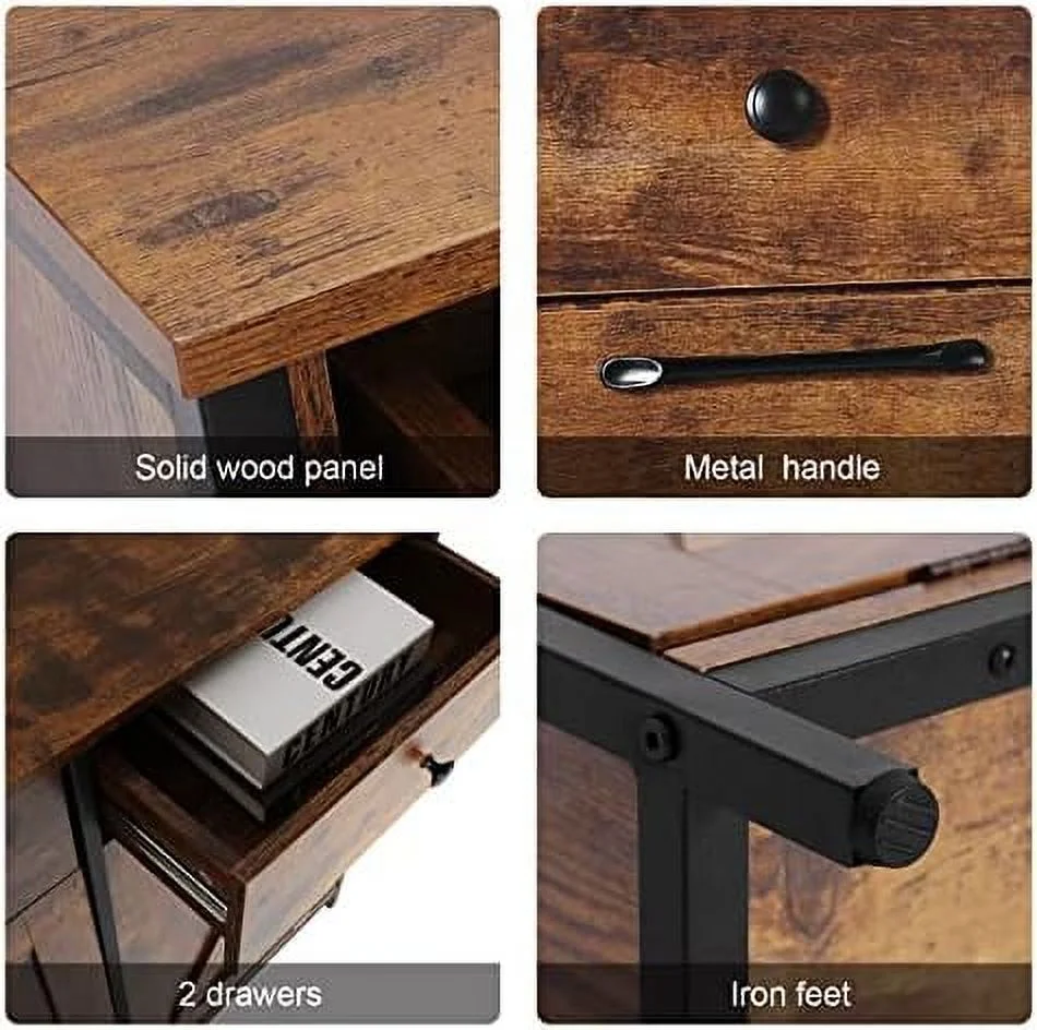 GEROBOOM Double Kitchen Trash Cabinets Two Tilt Out Trash Cabinets with Solid Hideaway Drawers Free Standing Wooden Kitchen  Recycling Cabinet  Holder (White)