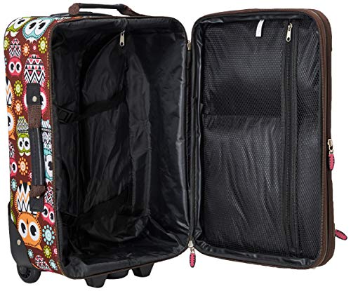 Rockland Fashion Expandable Softside Upright Luggage Set, Charcoal, 2-Piece (14/19)