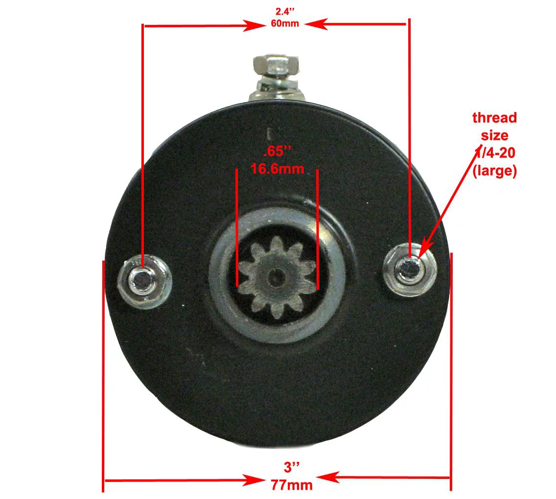 Starter And Solenoid Fits Harley Davidson Touring Electra Glideflh 1984 Saj4003B