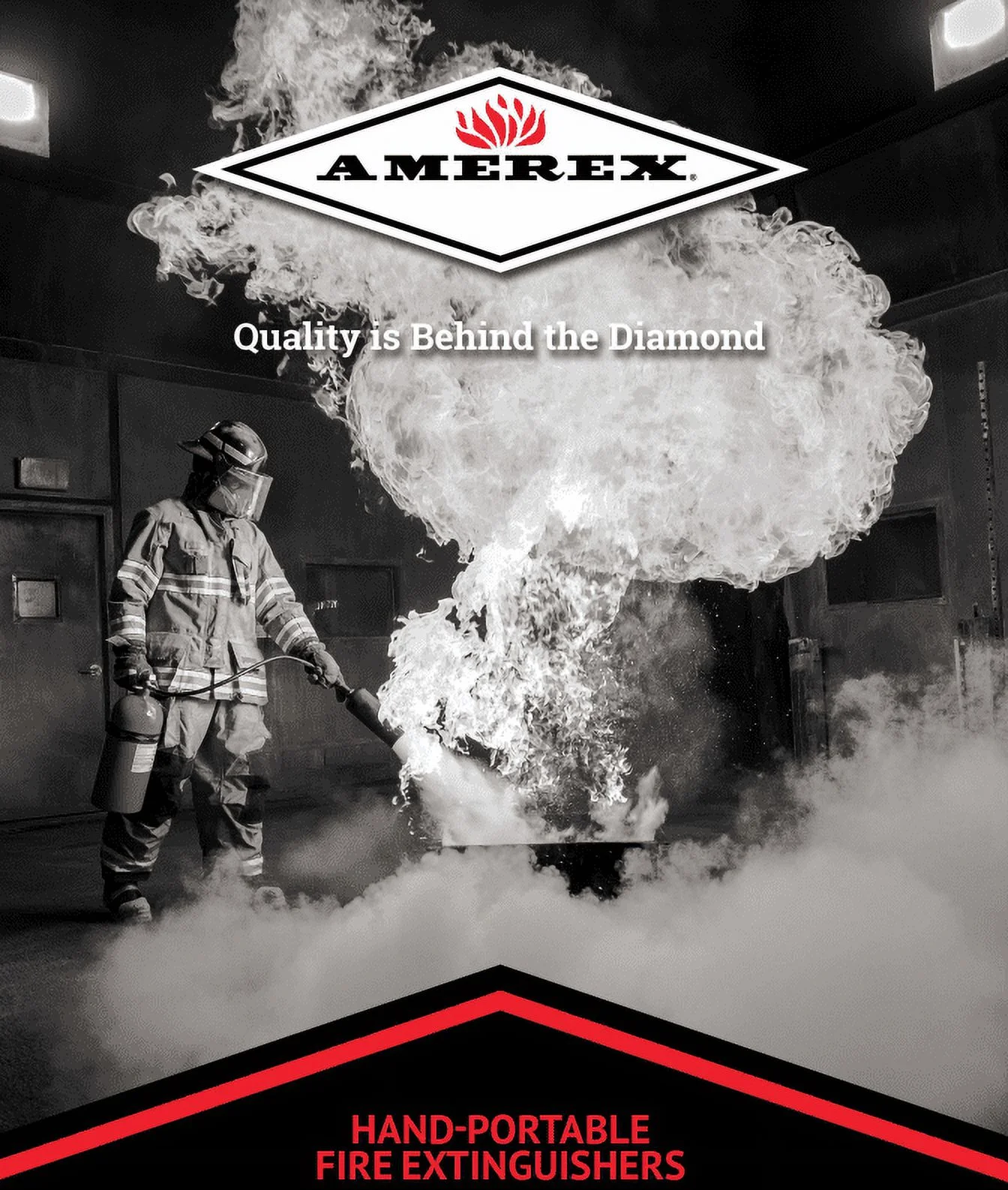 Amerex B500, 5lb ABC Dry Chemical Class A B C Fire Extinguisher (6 Pack)