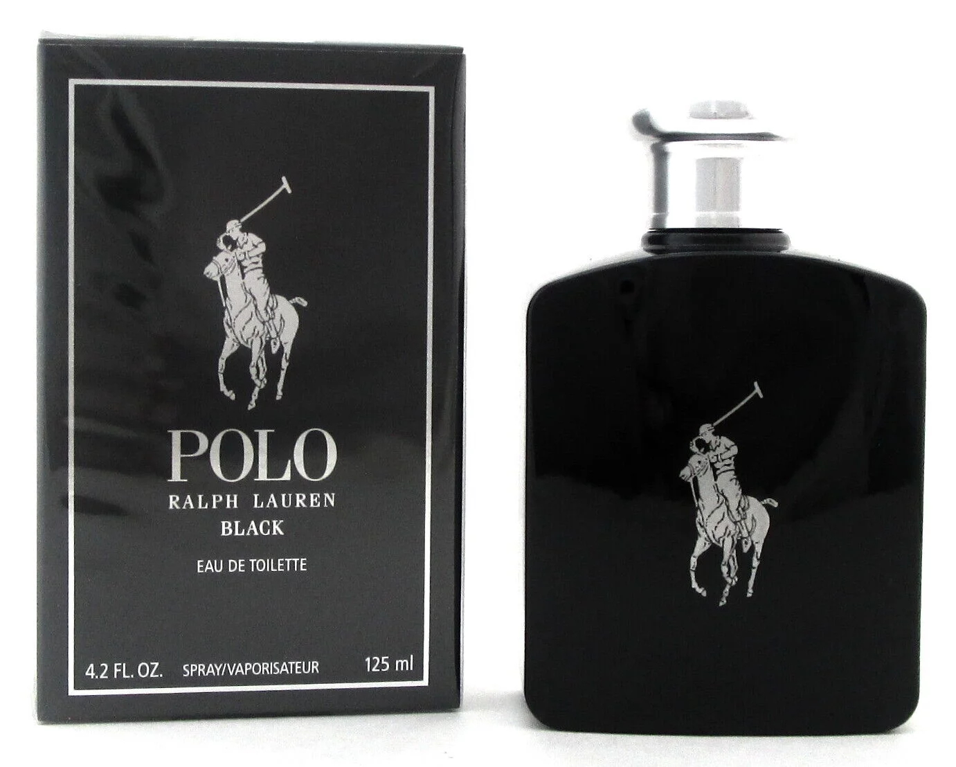 Polo Black by Ralph Lauren Eau De Toilette Spray 4.2 oz For Men