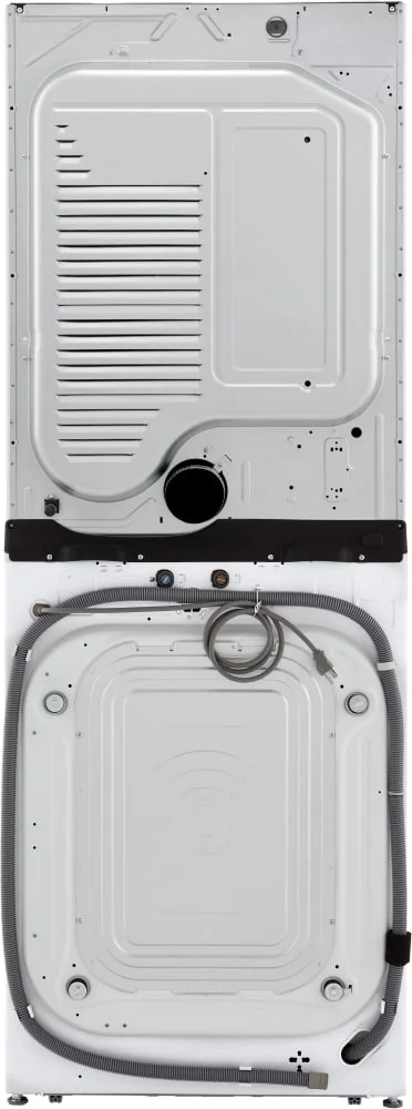 LG WKG101HWA Front Load White Stacked Unit with 4.5 cu. ft. Washer & 7.4 cu. ft. Dryer