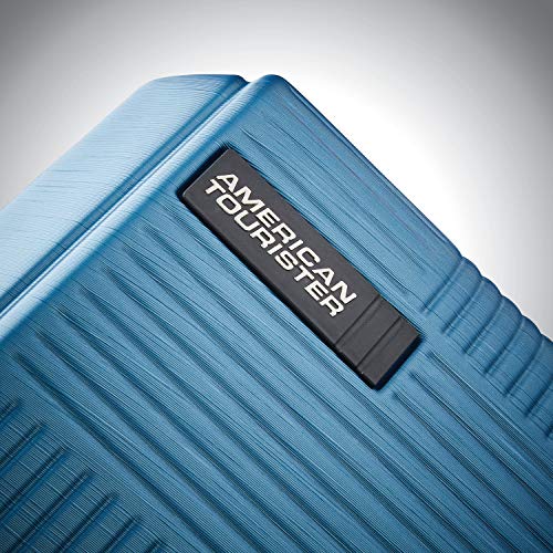 American Tourister Stratum XLT Expandable Hardside Luggage with Spinner Wheels, Jet Black, Carry-On 21-Inch