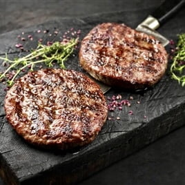 Military Surplus Freeze Dried Hamburger Ground Beef Patties Camping Emergency Food, 15-16 Thick Patties in a Can / #10 Can/25 Years Shelf Life -1 Can ✅