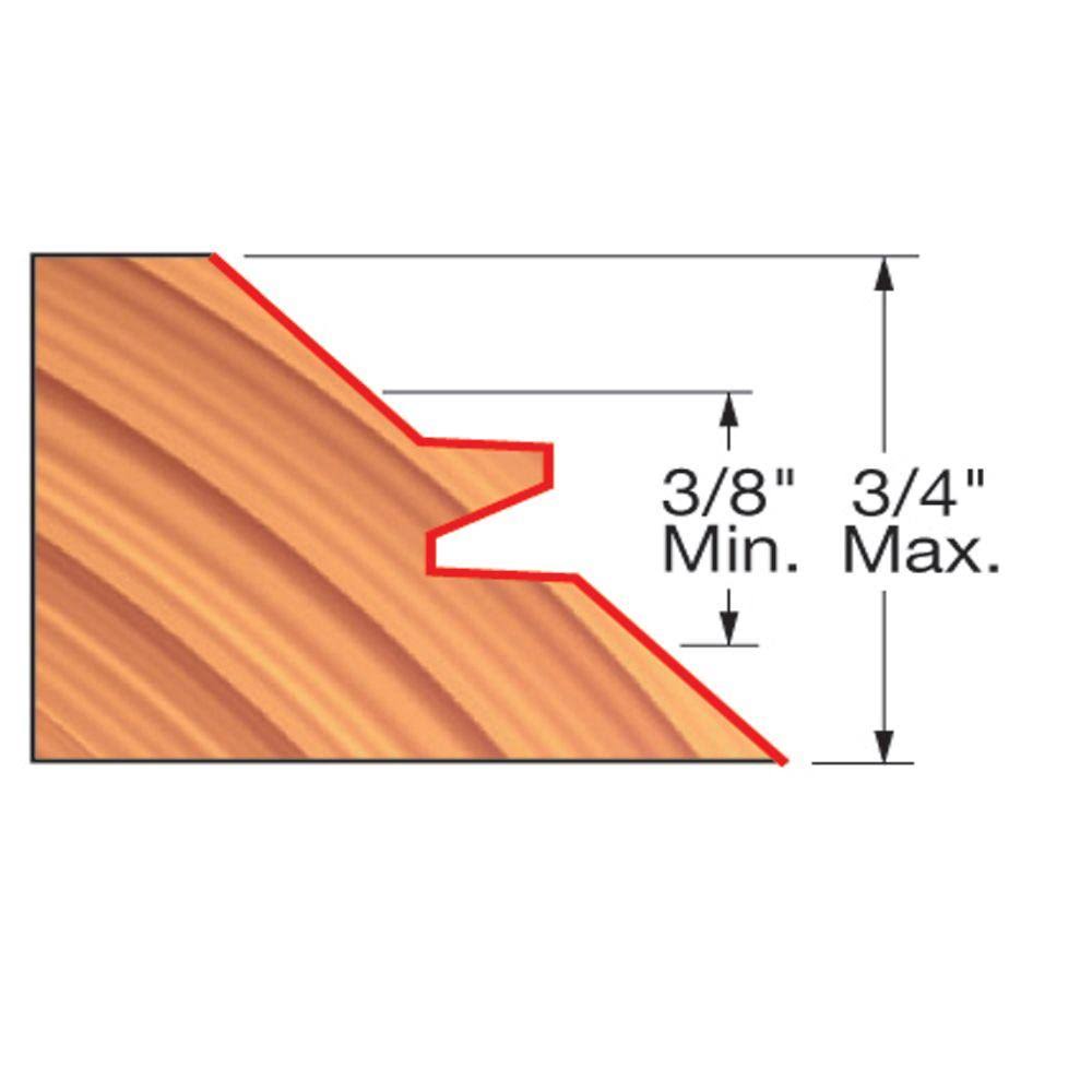 Diablo 3/4 in. Carbide Lock Miter Router Bit DR99035