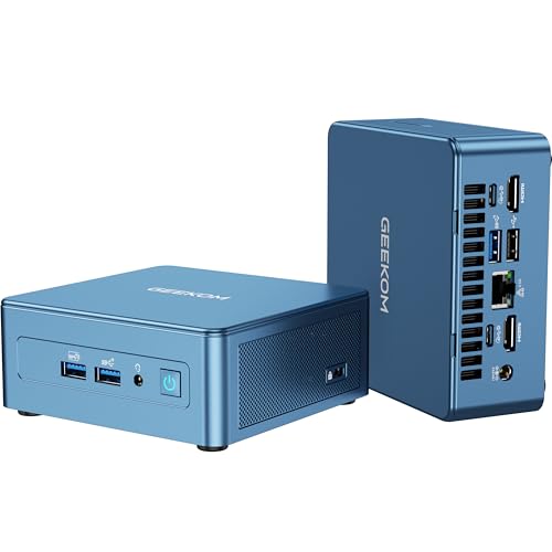 GEEKOM IT13 Mini PC 2025 Edition, Intel 13th Gen i9-13900HK (3-Year Quality Support), 32GB RAM/1TB NVMe SSD, NUC13 Mini Desktop Computer Windows 11 Pro for Home & Office | 8K UHD, USB4, WiFi 6E, BT5.2