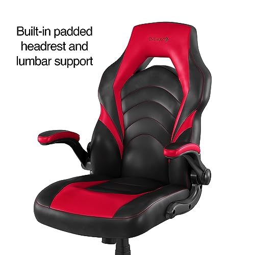 STAPLES 2710774 Gaming Chair Black and Red