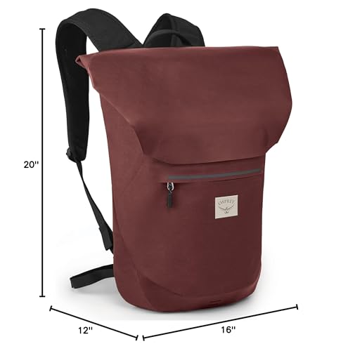 Osprey Arcane Roll Top 25L Waterproof Laptop Backpack, Pine Leaf Green