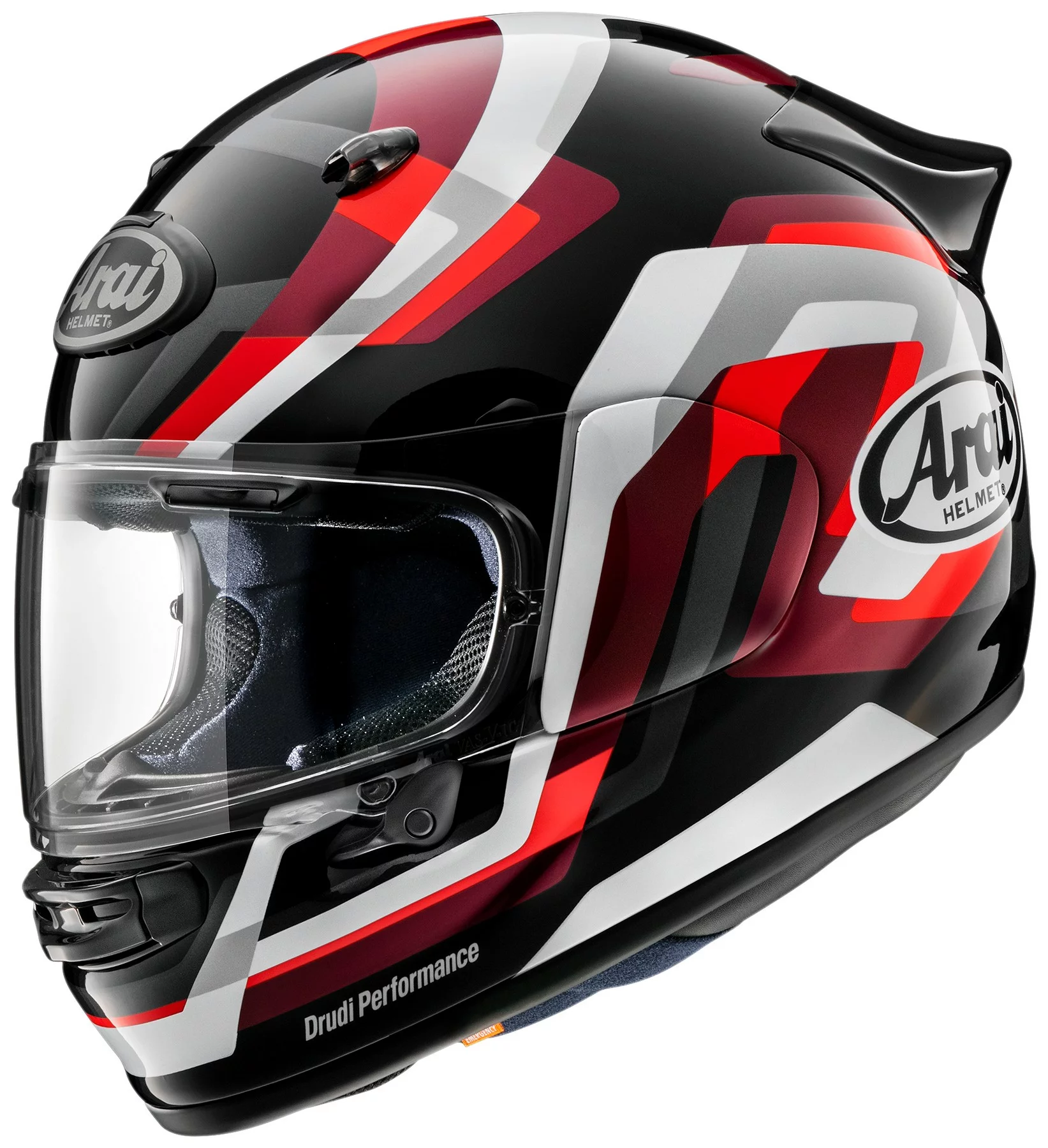 Arai Helmets Contour-X Snake Helmet Red (Small, Black Red)