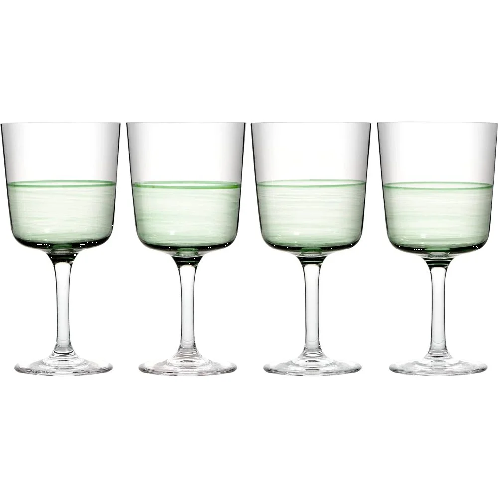 Royal Doulton 1815 Wine 11.8 fl oz Green, Set of 4, Crystal