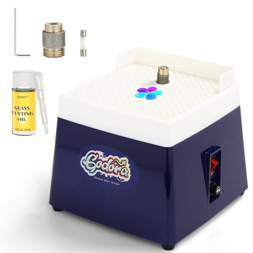 Stained Glass Grinder, Mini Glass Grinder Machine with 5/8