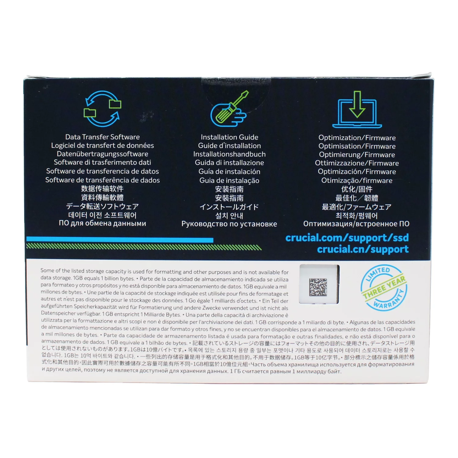 Crucial BX500 2 TB Solid State Drive, 2.5