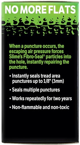 Slime Bike Inner Tube with Slime Puncture Sealant, Self Sealing, Prevent and Repair