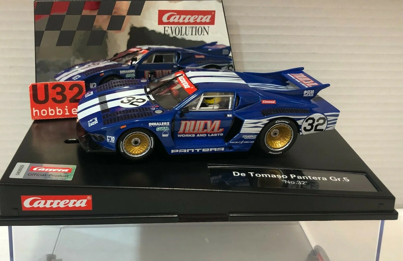 Carrera 20027671 De Tomaso Pantera No.32 1:32 Slot Car Evolution