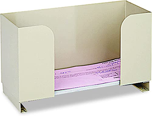 MMF Industries STEELMASTER File Organizer for Desk | 8 Sections | Black Color | Scratch & Chip-Resistant Finish | Non-Skid Feet | Steel Office File Organizer