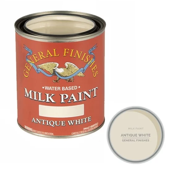Antique White, General Finishes Milk Paint, Quart