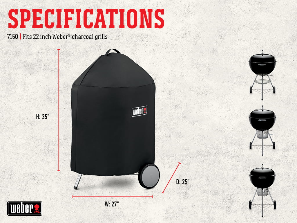 Weber Premium 22 In. Charcoal Grill Cover
