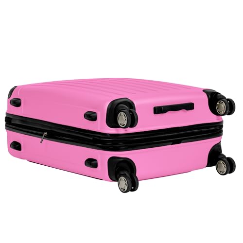 Kenneth Cole REACTION Renegade Luggage Expandable 8-Wheel Spinner Lightweight Hardside Suitcase, Navy Blue, 20-Inch Carry On