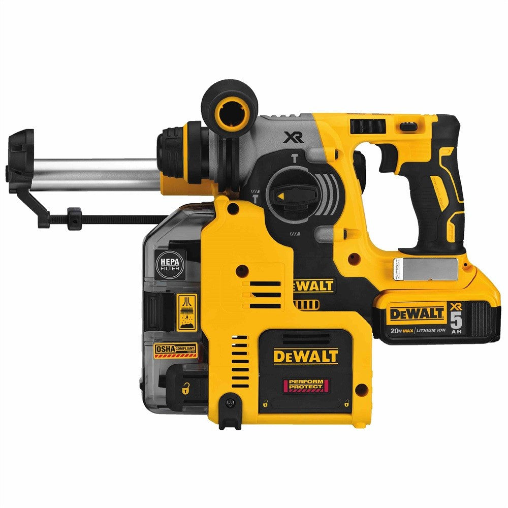 DeWalt DCH273P2DHO 20V MAX* XR Brushless SDS-Plus 3-Mode L-Shape 1′′ Rotary Hammer Kit