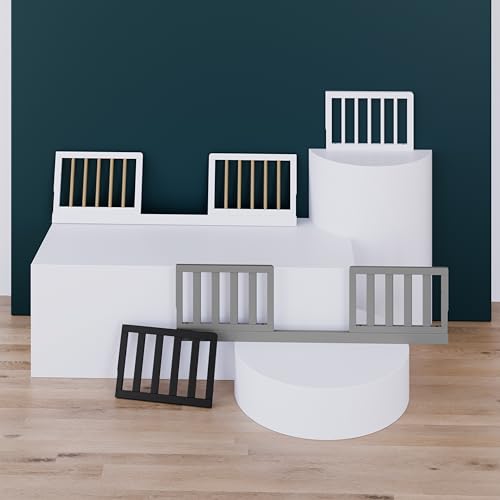 Storkcraft Toddler Safety Guardrail Kit with Dowels (Espresso) for Storkcraft & Graco Crib Conversion – GREENGUARD Gold Certified