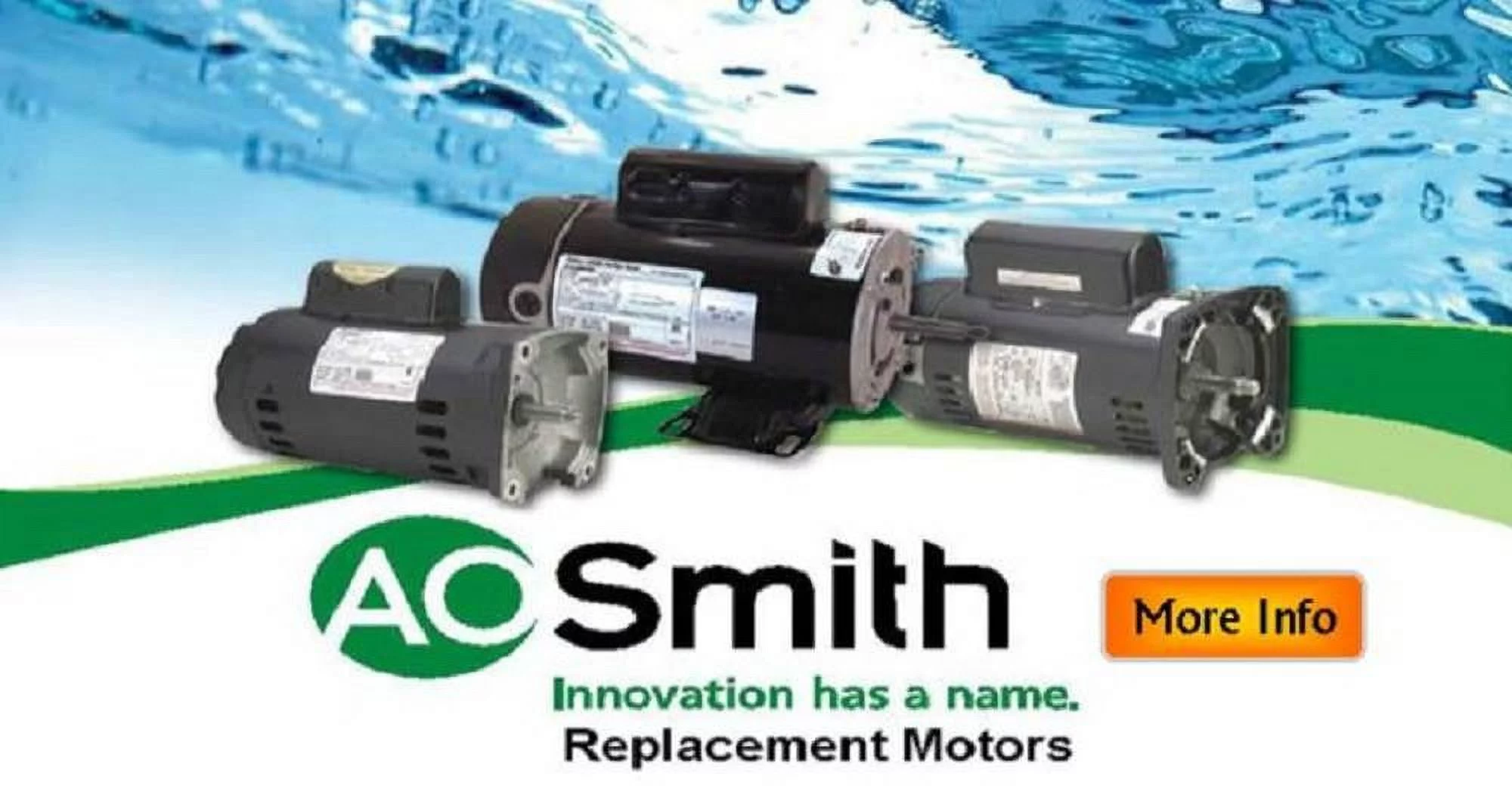 A.O. Smith Century USQ1202 Up-Rated 2 HP 3450RPM Single Speed Pool Pump Motor