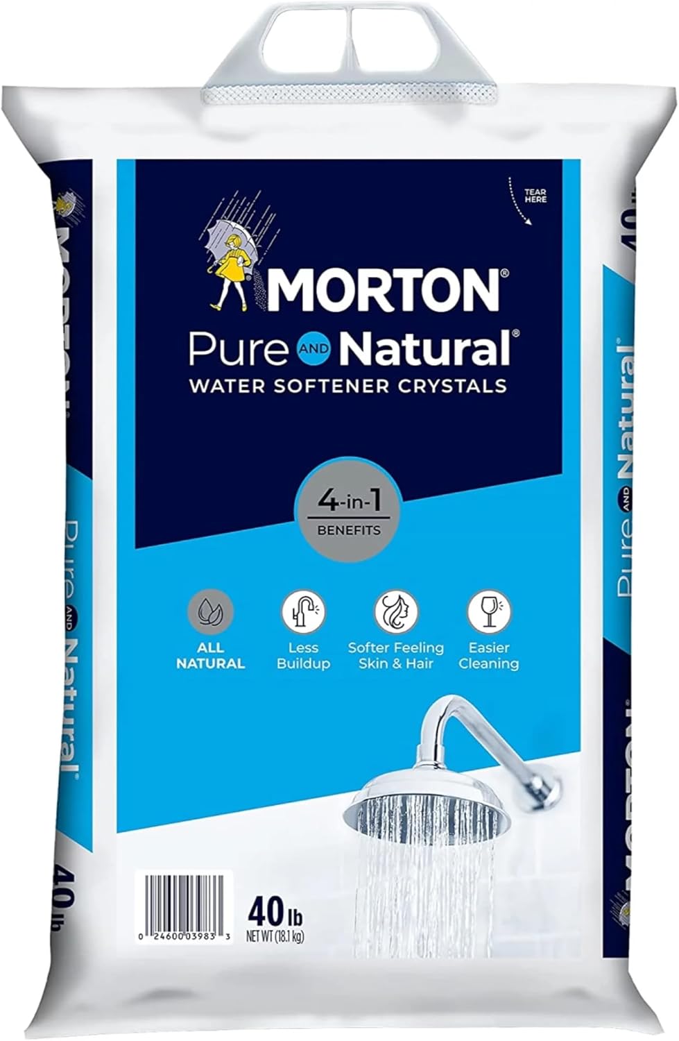 Morton Water Softner Salt | Morton Water Softner Crystal | Two Pack 40LB |