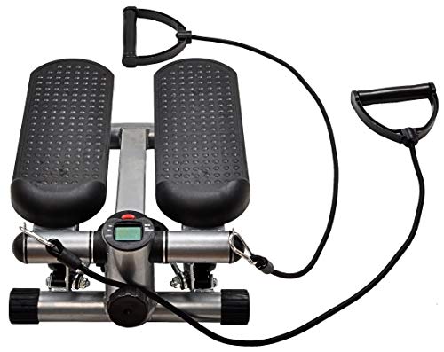 Pre-Assembled Adjustable Mini Stepper Stair Stepper Stepping Machine with Resistance Bands