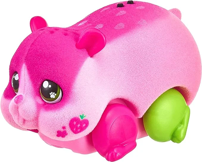 Little Live Pets - Lil' Hamster : Strawbles | Interactive Toy . Scurries, Sounds, and Moves Like a Real Hamster. Soft Flocked. Batteries Included. for Kids 4+