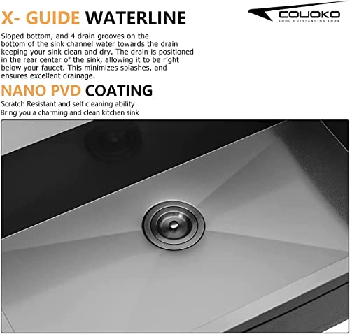 25 Inch Utility Laundry Sink Drop In 16 Gauge Stainless Steel Single Bowl Laundry Room Sink Laundry & Utility Room Kitchen Sinks 25