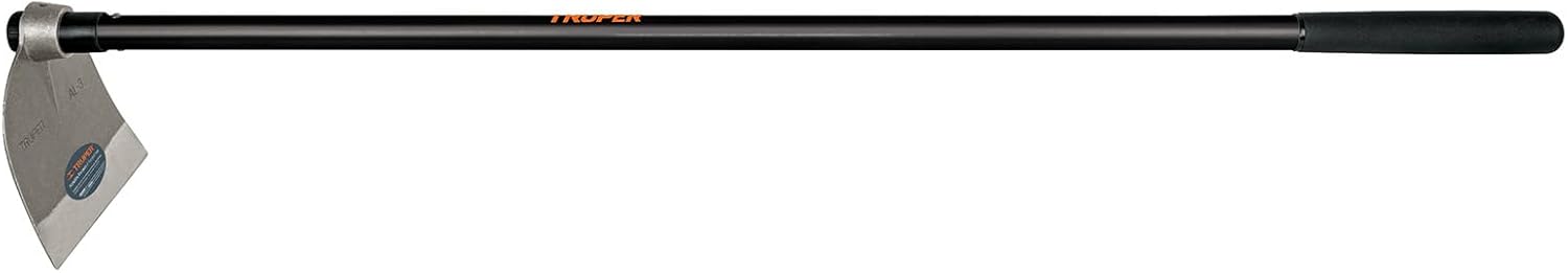 Truper 10621 Forged Garden Hoe - 2 Lb High Carbon Steel One-Piece Forged Head, 54-Inch Handle Round Eye Hoes