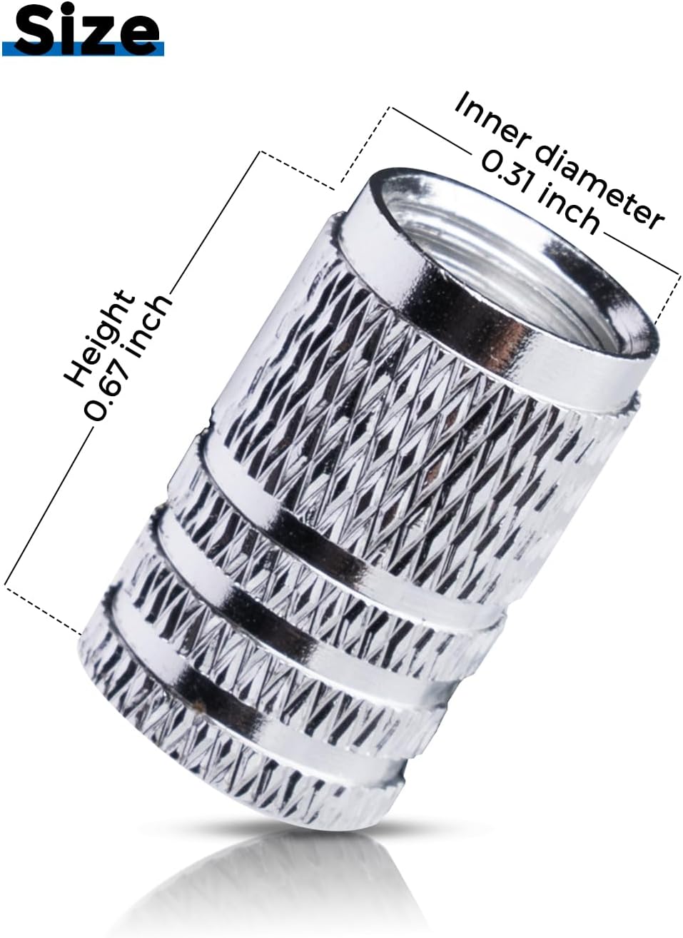 Tire Caps 4 Pack Tire Valve Stem Caps for Auto Car Tires(Grey), Trunk SUV Bike Tire Caps Car Accessories Automotive Vehicle Tire Covers, Universal Truck Motorcycle Bicycle Tire Caps, Wheel Steam Cover