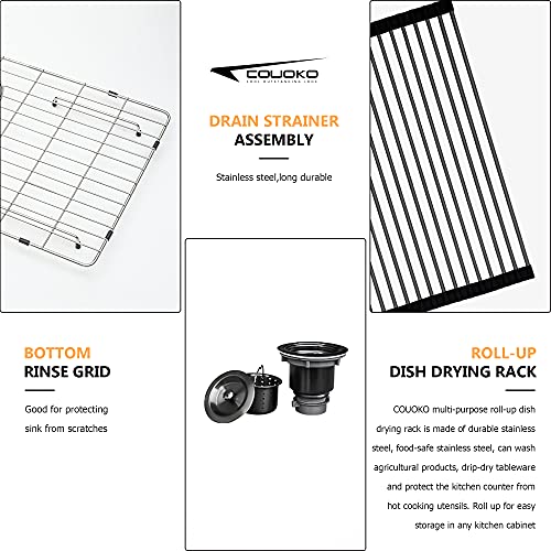 25 Inch Utility Laundry Sink Drop In 16 Gauge Stainless Steel Single Bowl Laundry Room Sink Laundry & Utility Room Kitchen Sinks 25