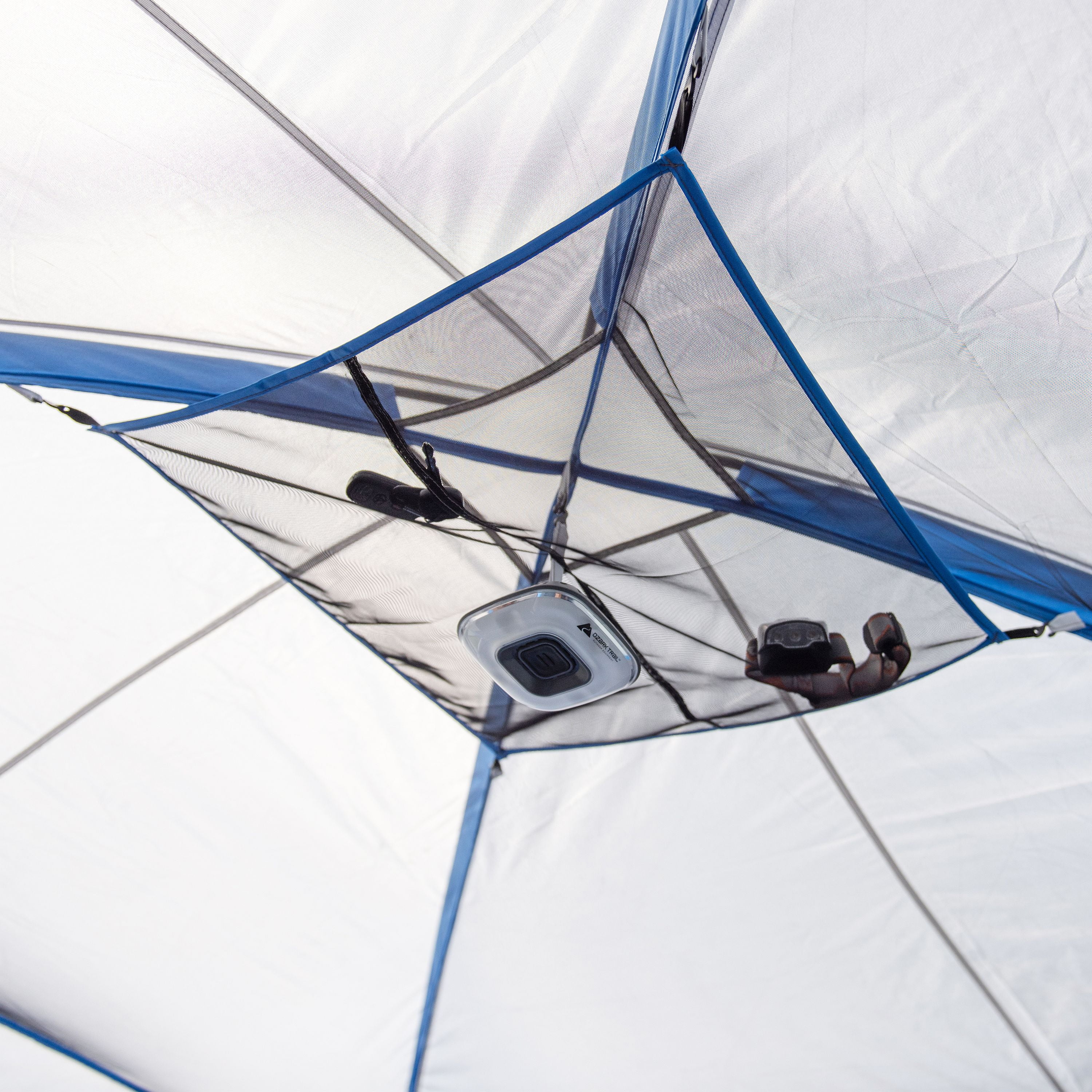 Ozark Trail 16-Person 3-Room Family Cabin Tent, with 3 Entrances