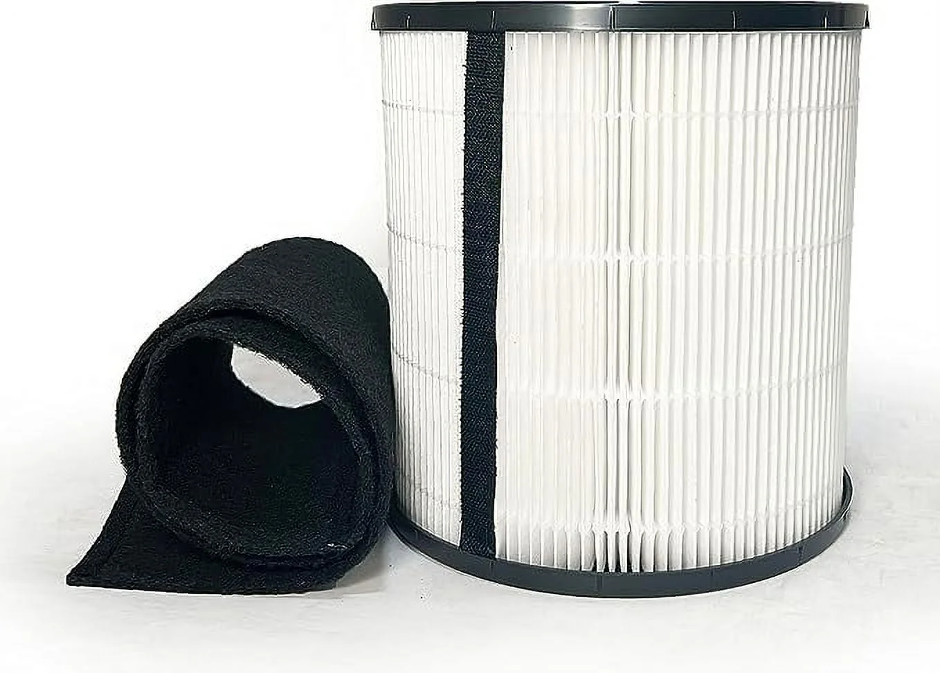 Nispira 2-in-1 True HEPA Replacement Filter for Air Purifier | Compatible with TaoTronics TT-AP008 | Remove Smoke, Dust, Pollen | 3 Pack